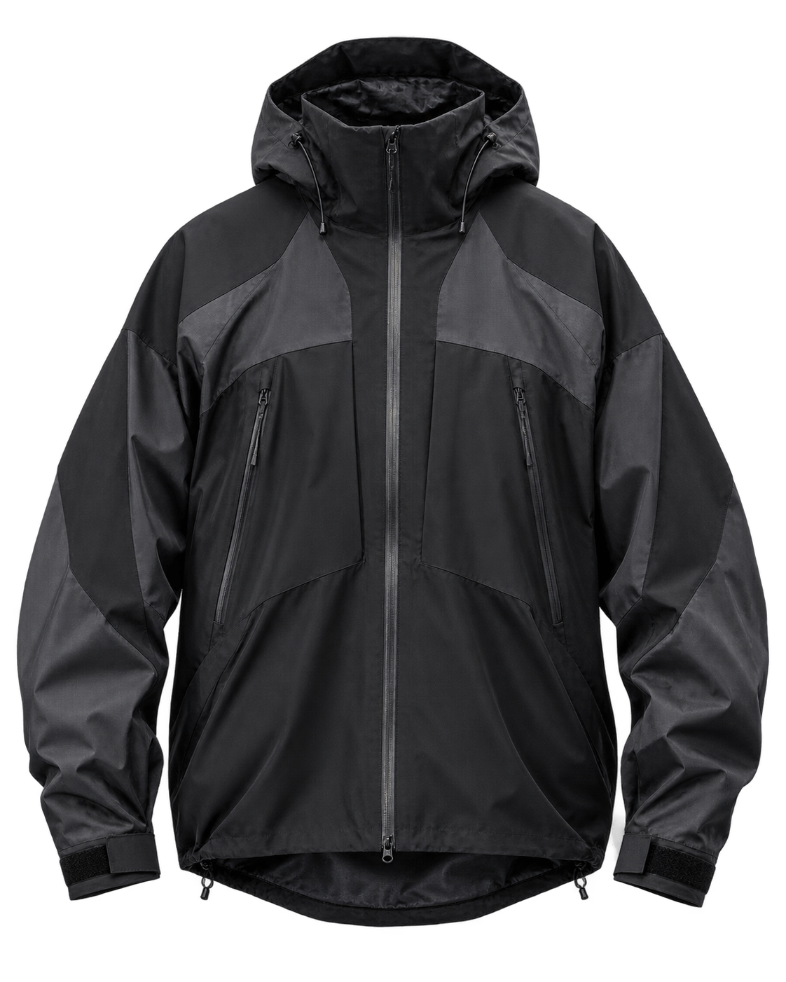 Black technical FORM shell edge detail